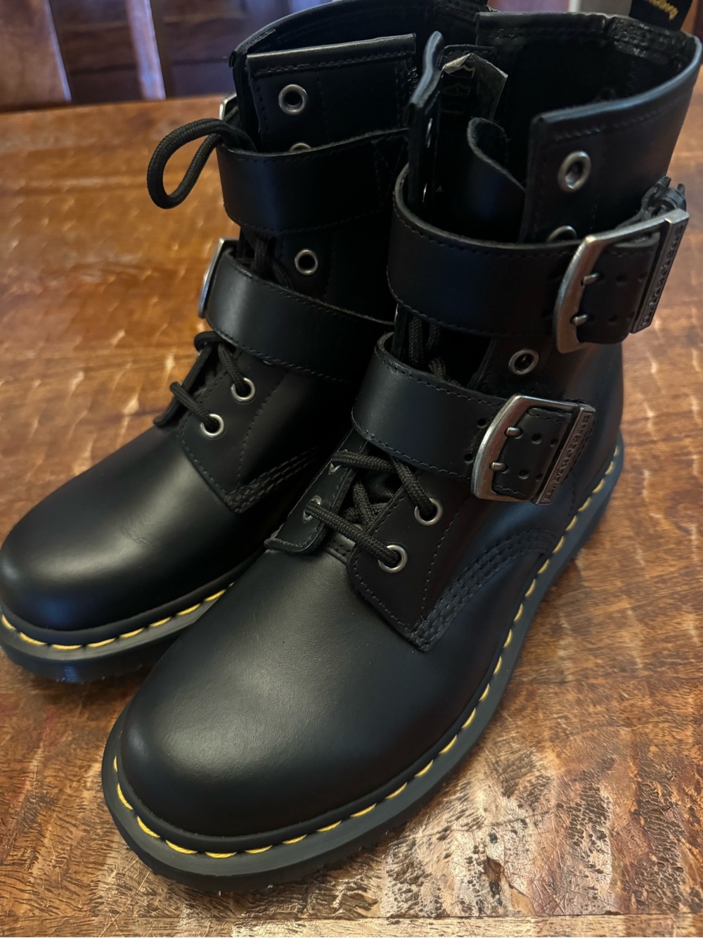 Dr. Martens Black and White Logo Print